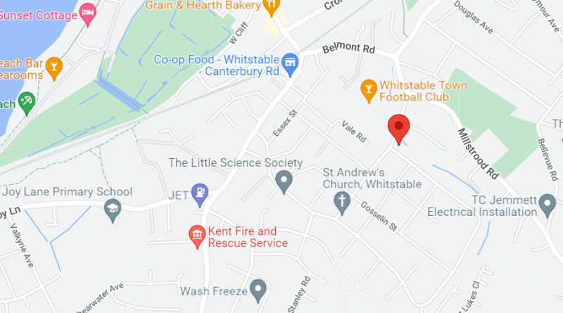 Whitstable Town map scefl