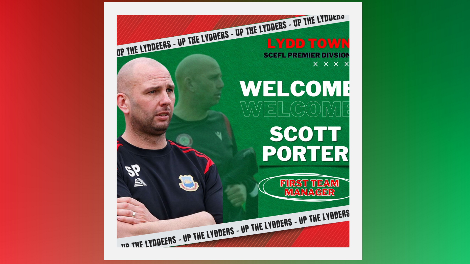 Scott Porter unveiled as new Lydd Town Boss SCEFL